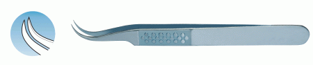 XF-419T Jewelers Forceps Curved