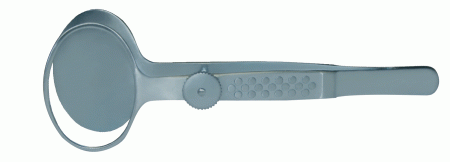 XF-446 Desmarres Chalazation Forceps Oval - Large
