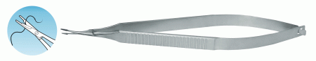 XN-535 Snead Needle Holder/Scissors Straight S/Steel 