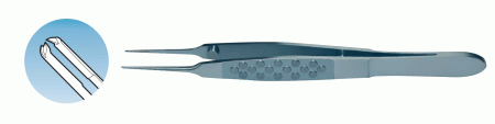 XF-308T Castroviejo Tying Forceps Straight 0.2