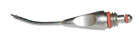 XC-1025.3 I/A Curved Tip, .3 mm aspirating Port, Metallic Sleeve, 16GA