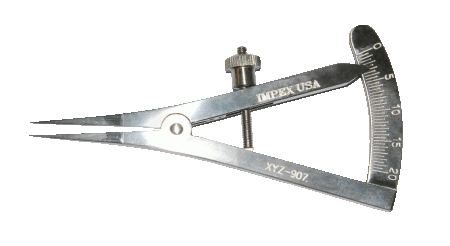 XYZ-907 Castroviejo Caliper Straight